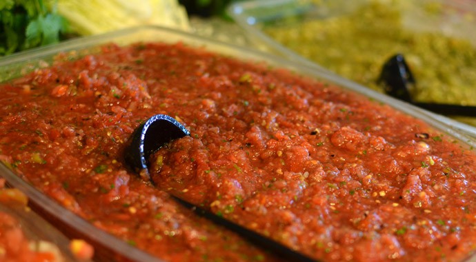 Fresh Mexican Food - Fresh Salsa Bar