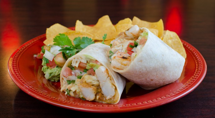 Fresh Mexican Food - Grilled Shrimp Burrito
