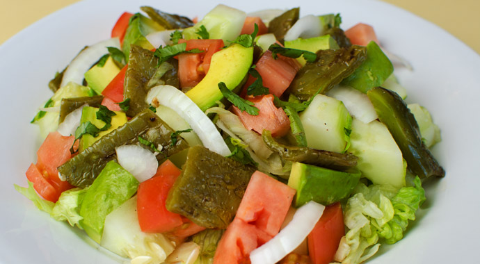Zona Fresca Nopales Salad - Photo Copyright 2011-2022 Robert Giordano
